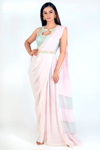Meera Sari Kurta set