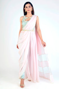 Meera Sari Kurta set