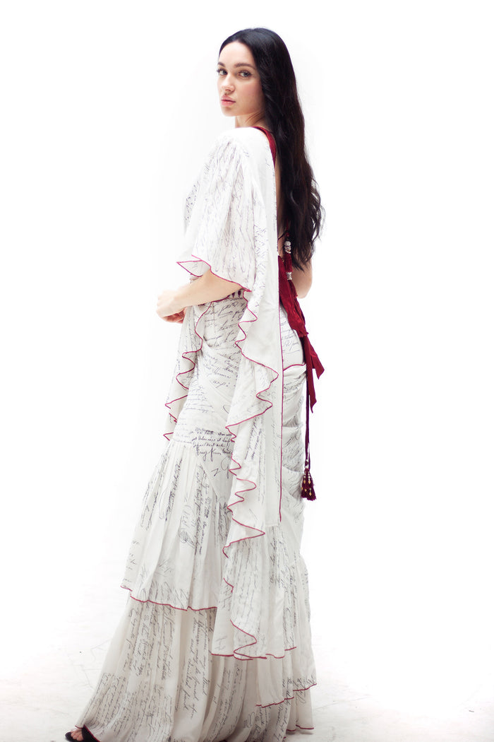 Julia Pre Stitched Ruffle Sari