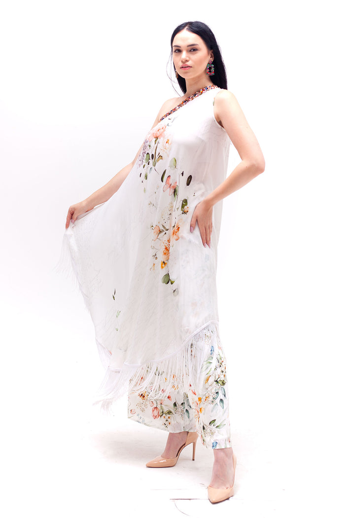 Anouk One Shoulder Kaftan with Pants