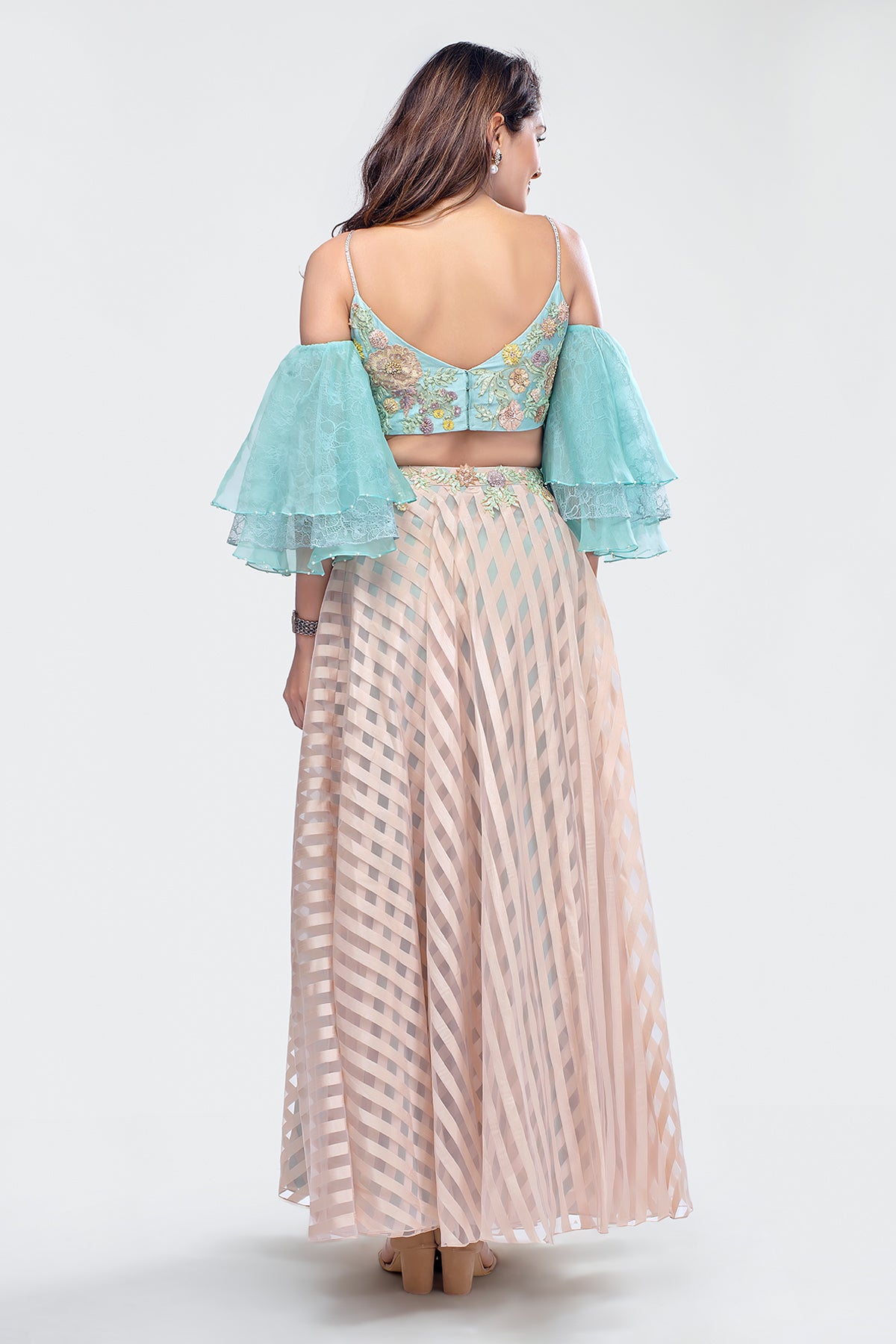 Crop Top and Skirt