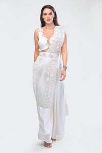 Crop Top and Pants Sari
