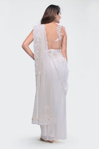 Crop Top and Pants Sari