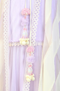 Crop Top Sharara with Dupatta Jacket