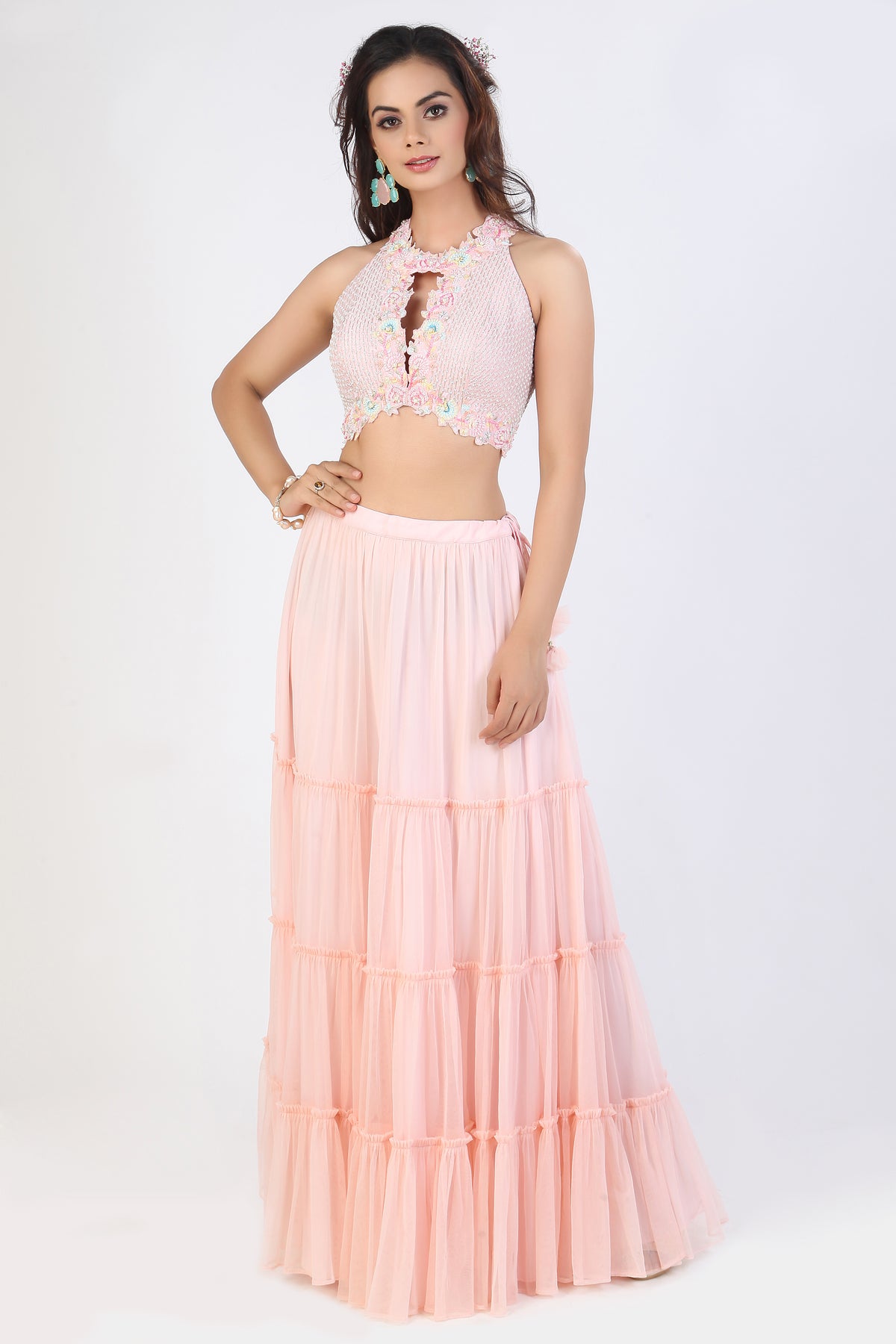Aneesha Skirt with Cape