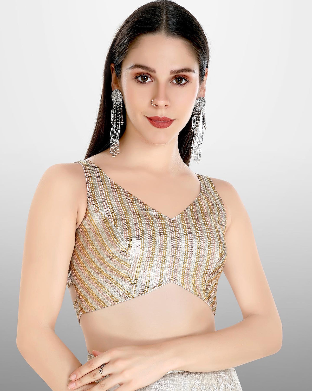 Chamak Sequinned Blouse