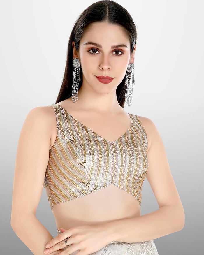 Chamak Sequinned Blouse