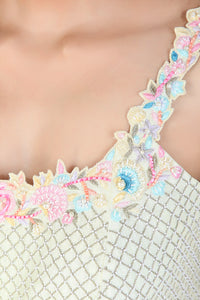Crop Top Sharara with Dupatta Jacket