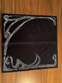 B&w Scribble Napkin Set of 4