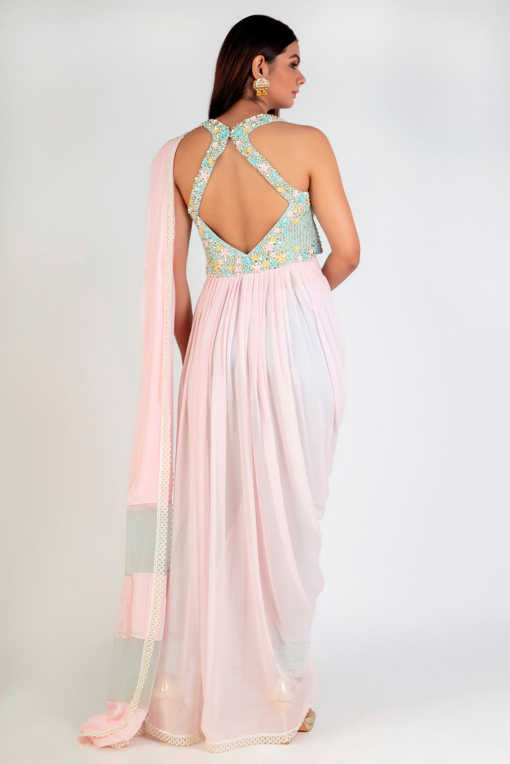 SEAFOAM PEARL LEHENGA