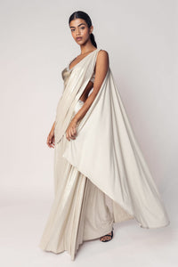 CUT OUT SARI GOWN