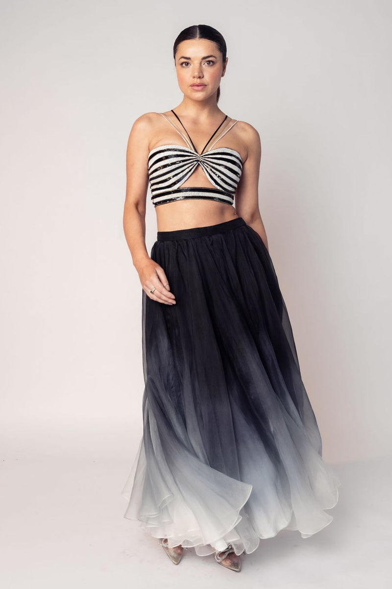 THE KELLY CROP TOP AND OMBRÉ SKIRT-RTS