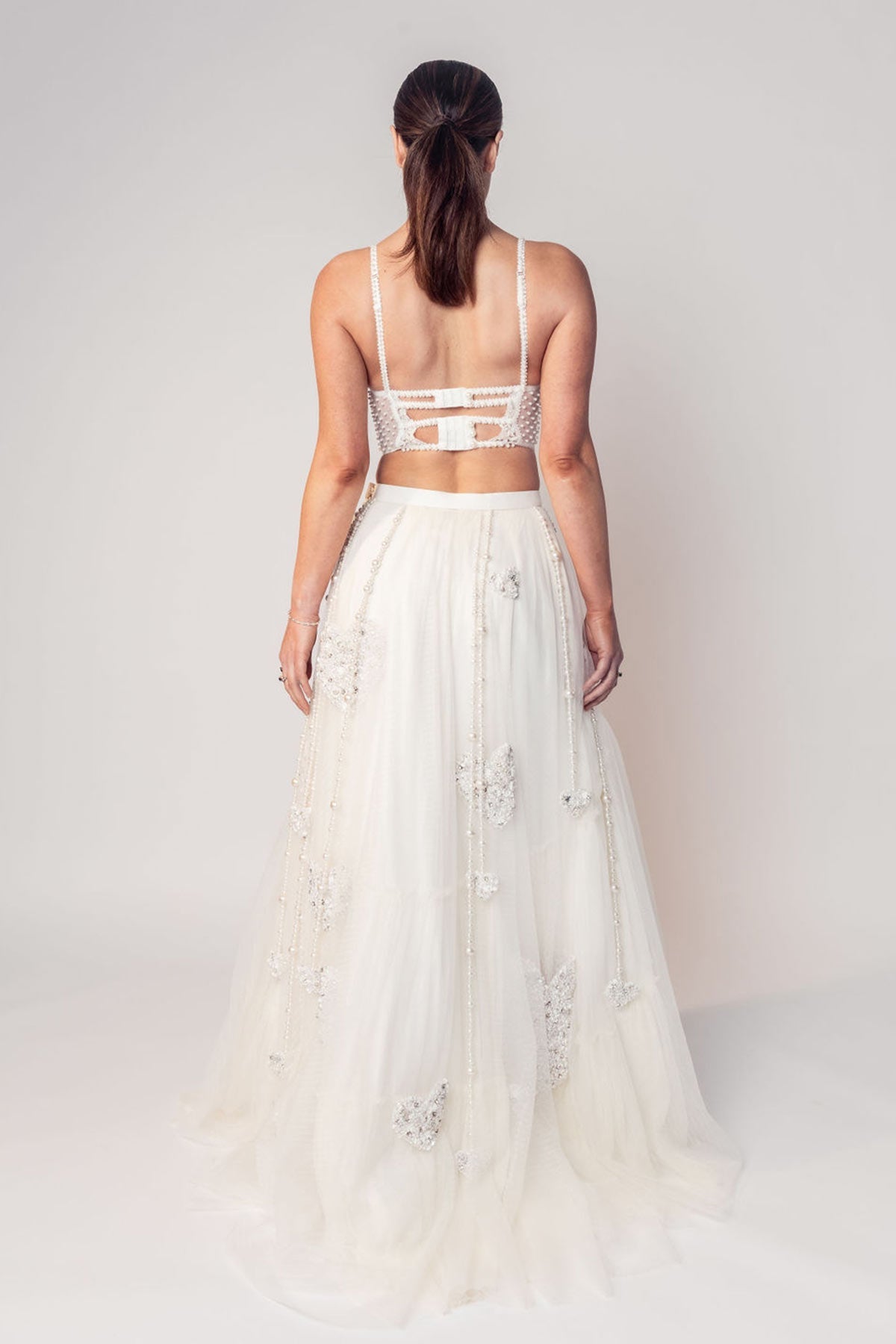 THE MADONNA LACE CORSET TOP AND HIGH LOW SKIRT-RTS