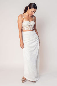 THE BIANCA CORSET WITH SEQUIN SKIRT-RTS