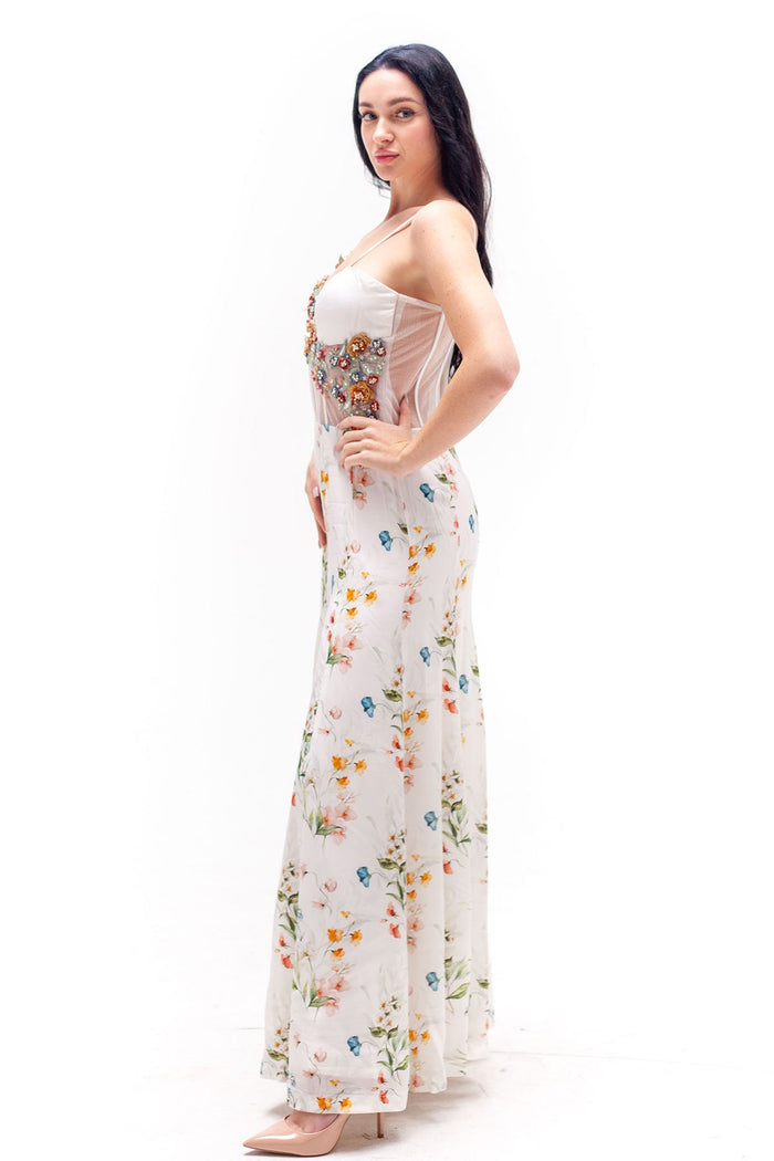 Amalia Corset Jumpsuit-RTS