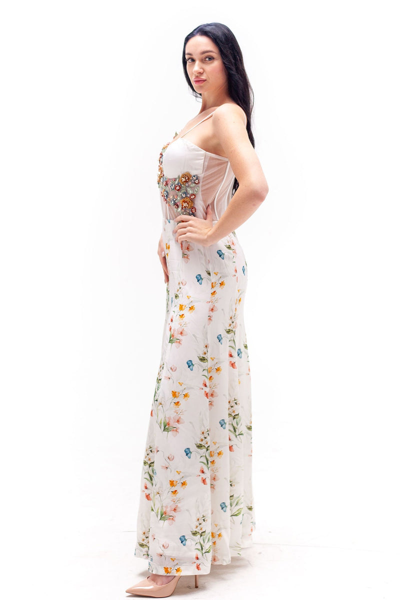 Amalia Corset Jumpsuit-RTS