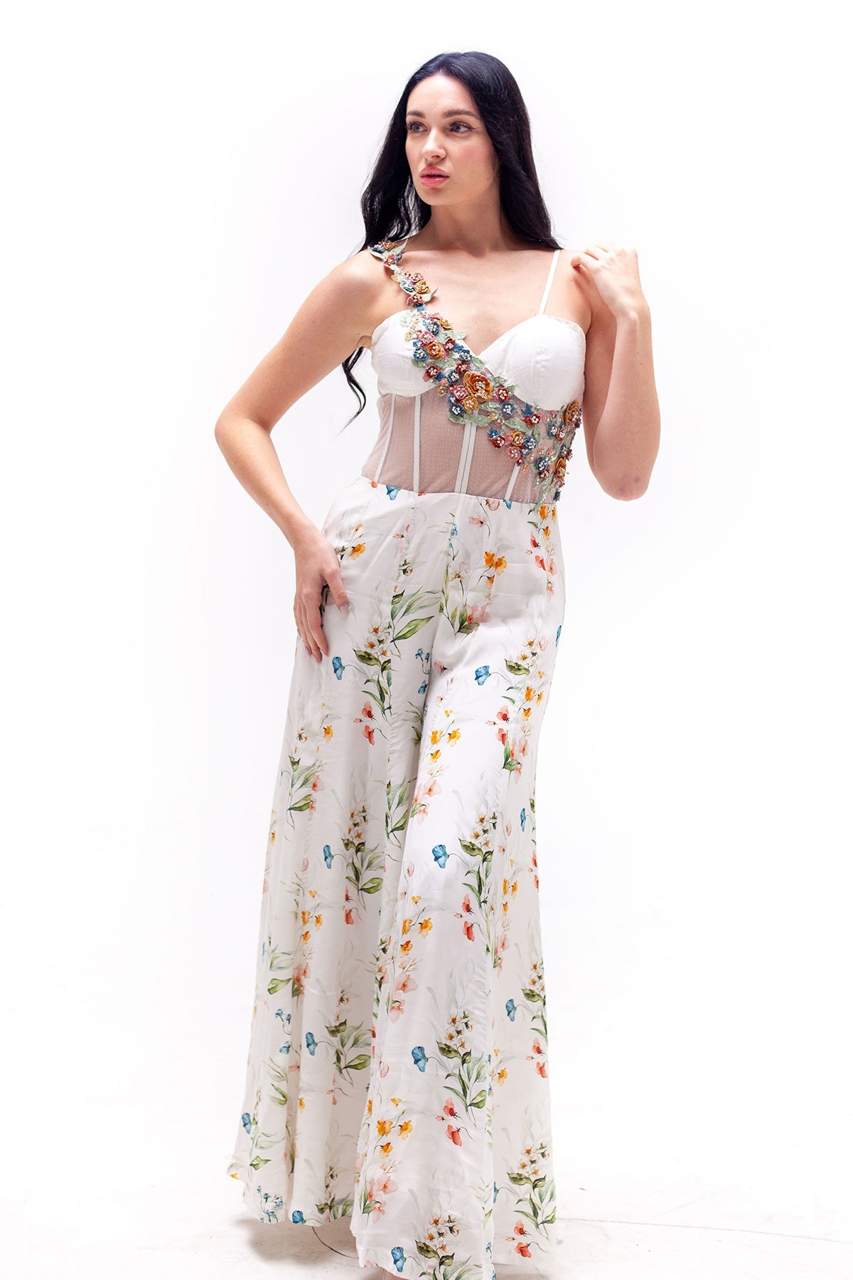 Amalia Corset Jumpsuit-RTS