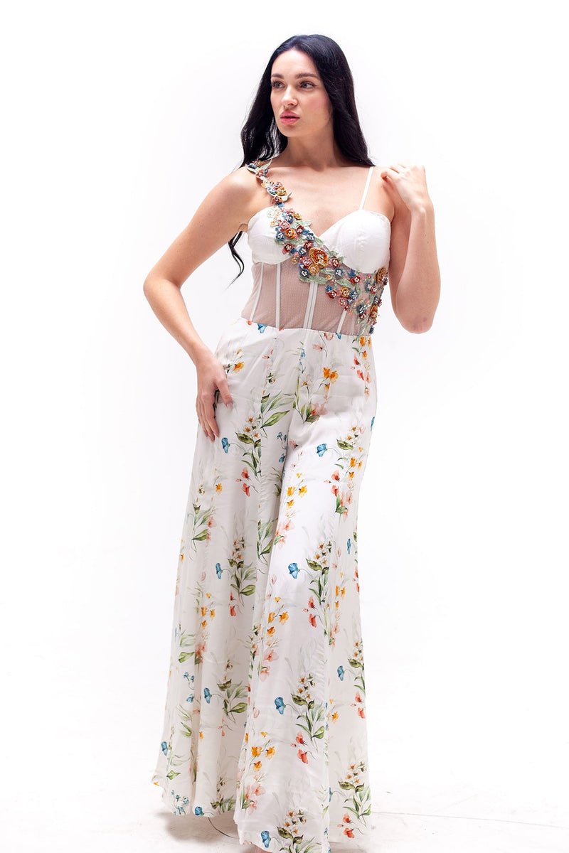 Amalia Corset Jumpsuit-RTS