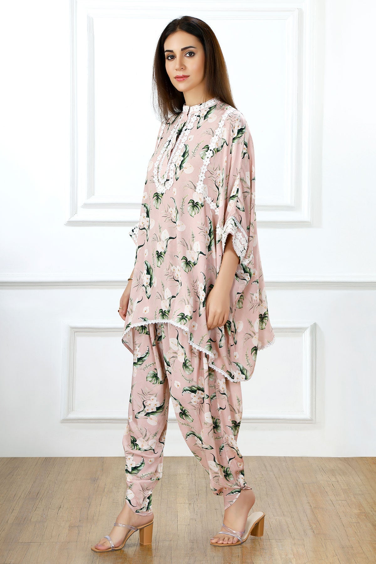 Rosé Breeze Kaftan Set-RTS