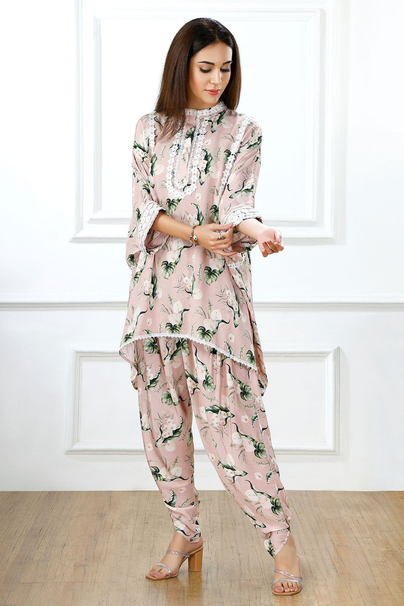 Rosé Breeze Kaftan Set-RTS