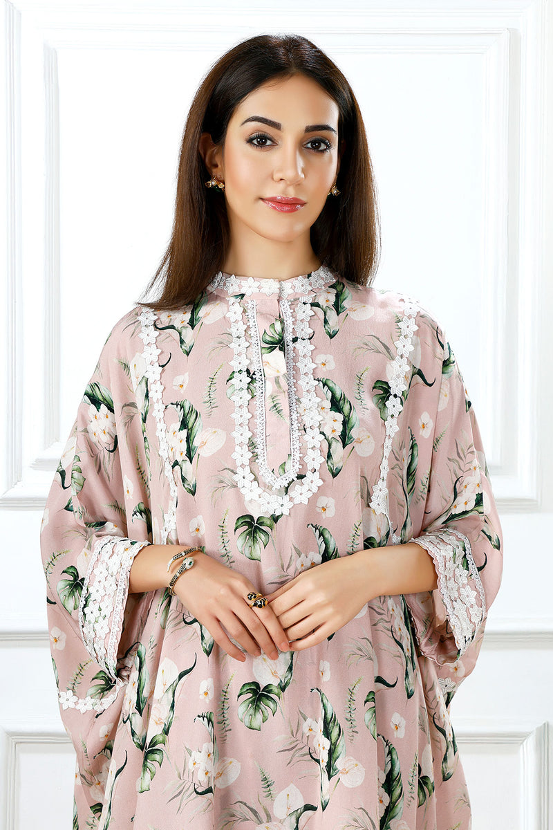 Rosé Breeze Kaftan Set