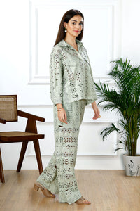 Tropical perch olive COORD set