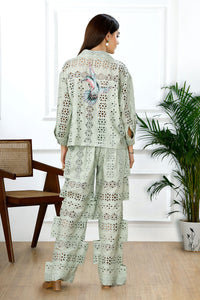 Tropical perch olive COORD set