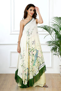 PEACOCK HORIZON OMBRÉ KAFTAN SET