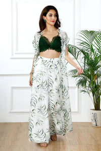 LEAF WHISPER EMBROIDERED COORD SET