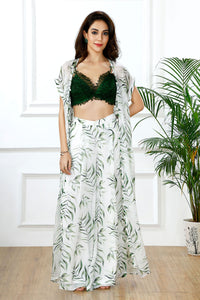 LEAF WHISPER EMBROIDERED COORD SET