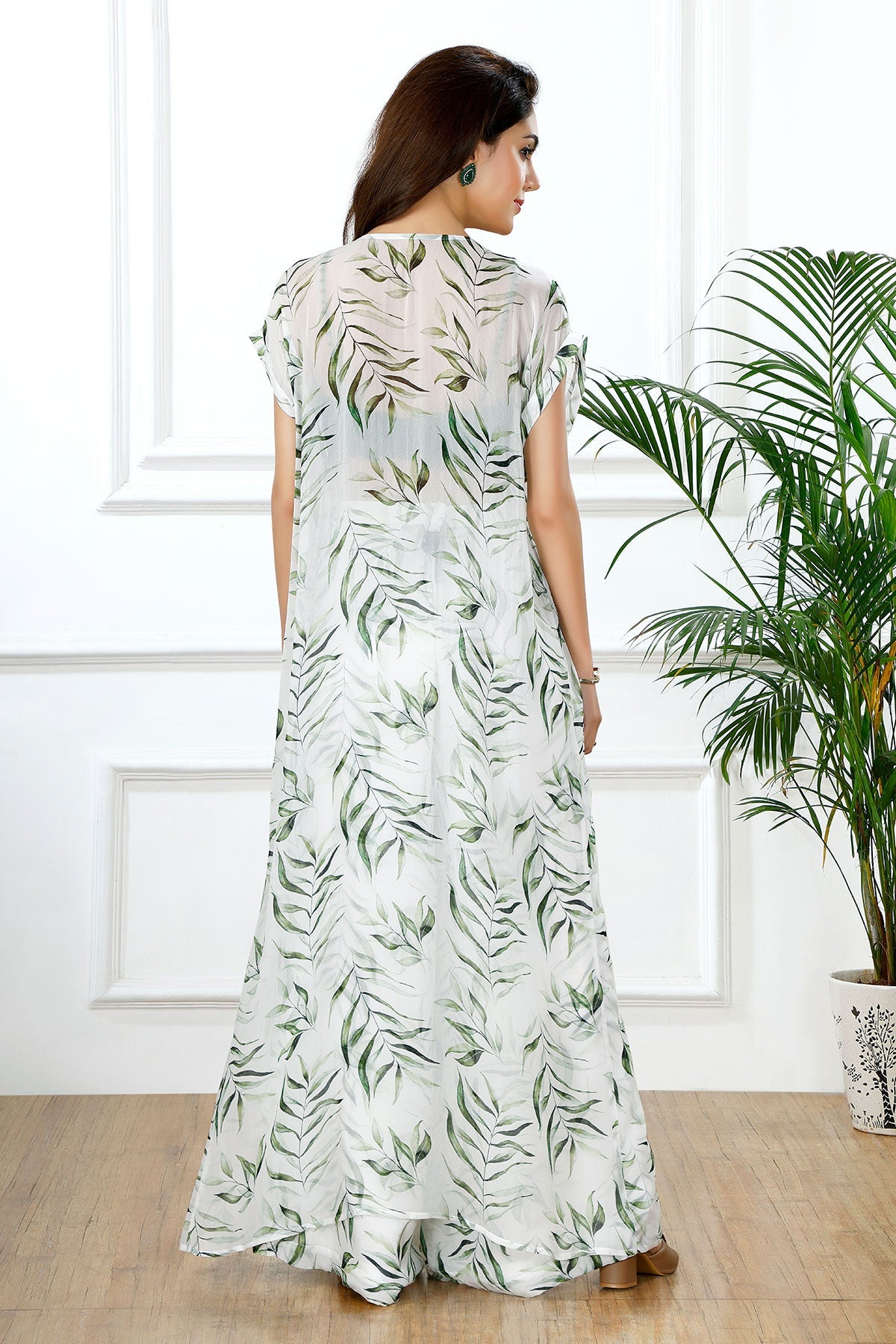 LEAF WHISPER EMBROIDERED COORD SET-RTS