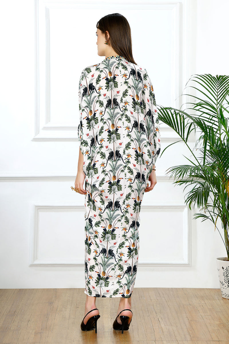 ISLAND - MIRAGE HIGH LOW KAFTAN DRESS