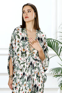 ISLAND - MIRAGE HIGH LOW KAFTAN DRESS-RTS