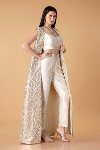 Ira Crop Top Pant Jacket Set-RTS