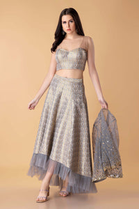 Ruhani Corset Skirt Jacket Set-RTS