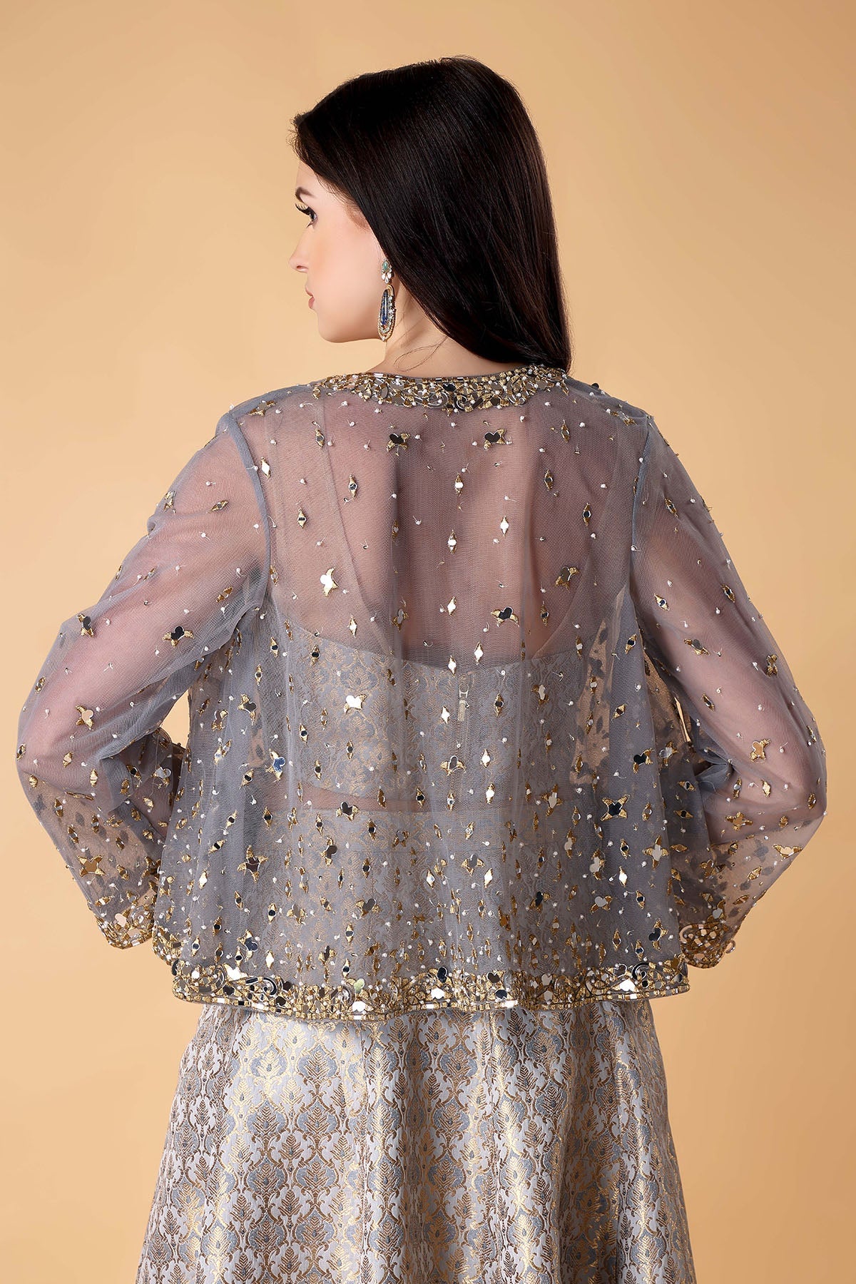 Ruhani Corset Skirt Jacket Set-RTS