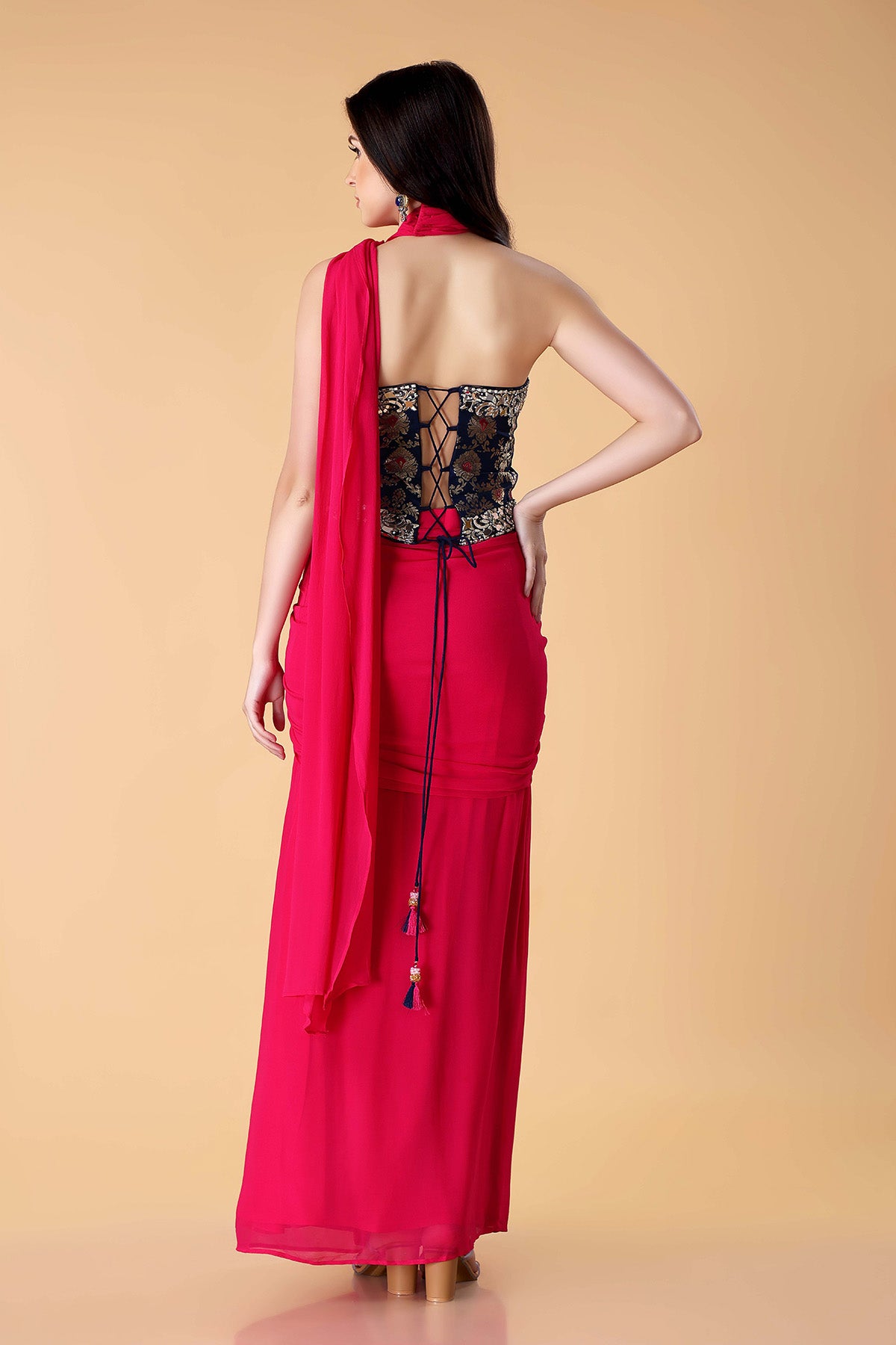 Meher Corset with Concept Sari