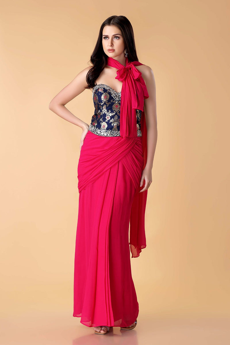 Meher Corset with Concept Sari-RTS