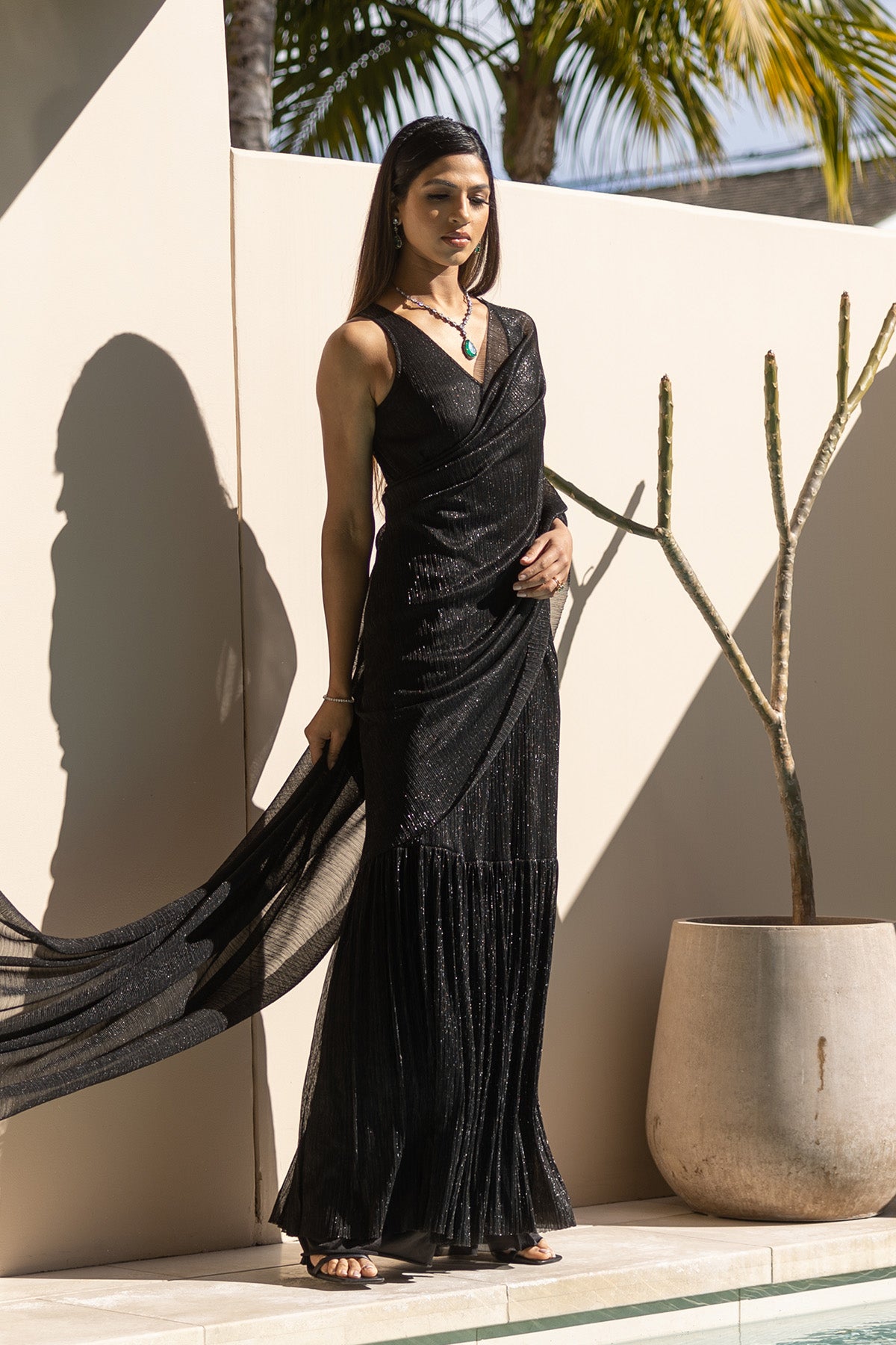 GEENA NOIR SARI GOWN