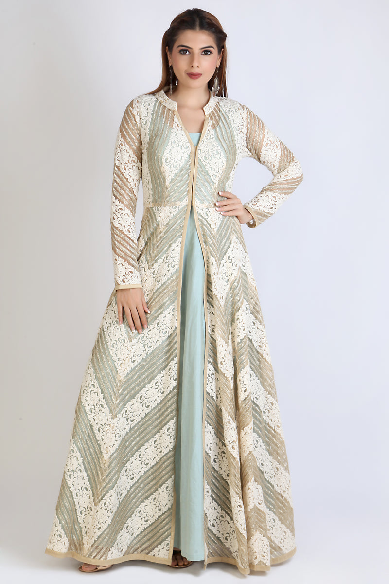 Karishma Jacket with Sleeveless Gown