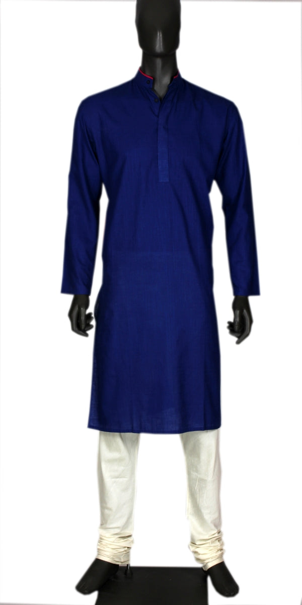 ROYAL BLUE COTTON KURTA
