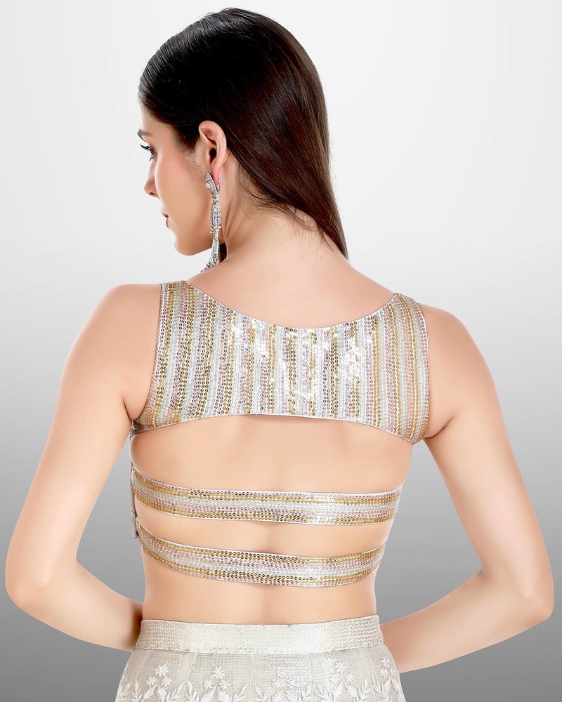 CHAMAK SEQUINNED BLOUSE