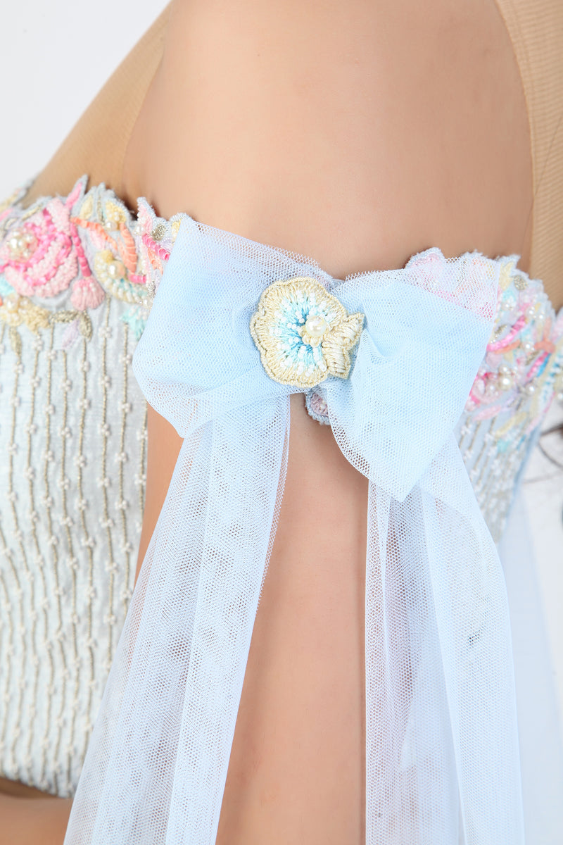 Ice Blue Mia Lehenga