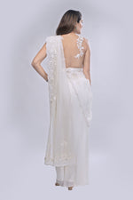 Ivory Crop Top + Pallazo Set