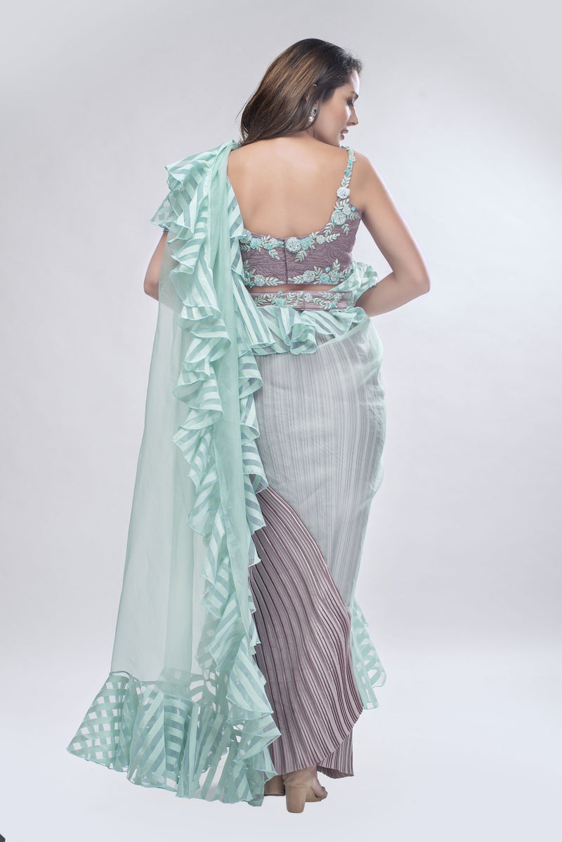 Amisha Ruffle Saree