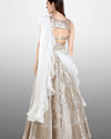 ORGANZA RUFFLE DUPATTA