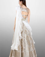 ORGANZA RUFFLE DUPATTA