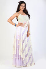 CROP TOP SHARARA WITH DUPATTA JACKET