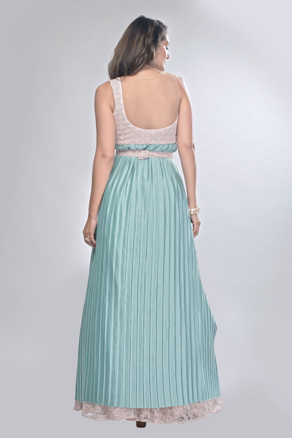 AMOR BLUSH AND BLUE LEHENGA