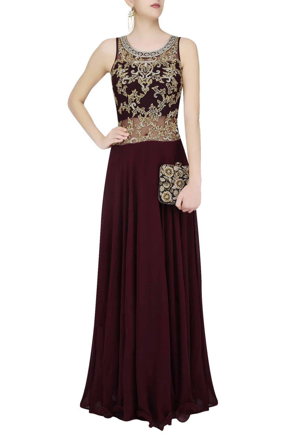 Maryam Embroidered Gown